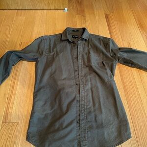 Frank and Oak Olive casual button down